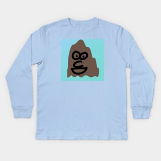 Mount poo Kids Long Sleeve T-Shirt